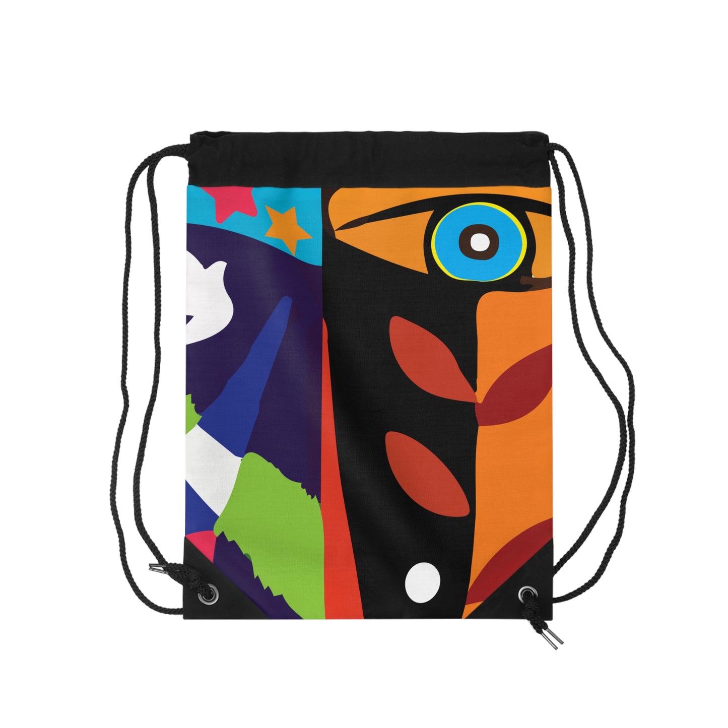 Urban Script Drawstring Bag