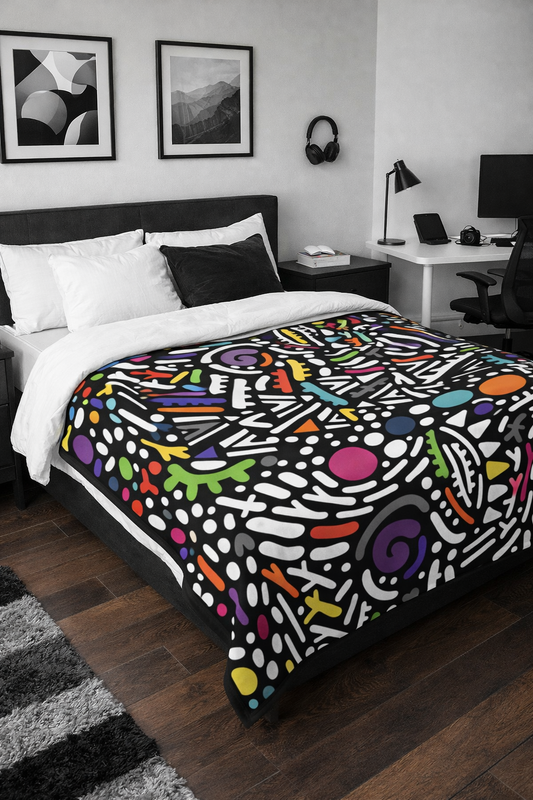 Confetti Daydream Plush Fleece Blanket