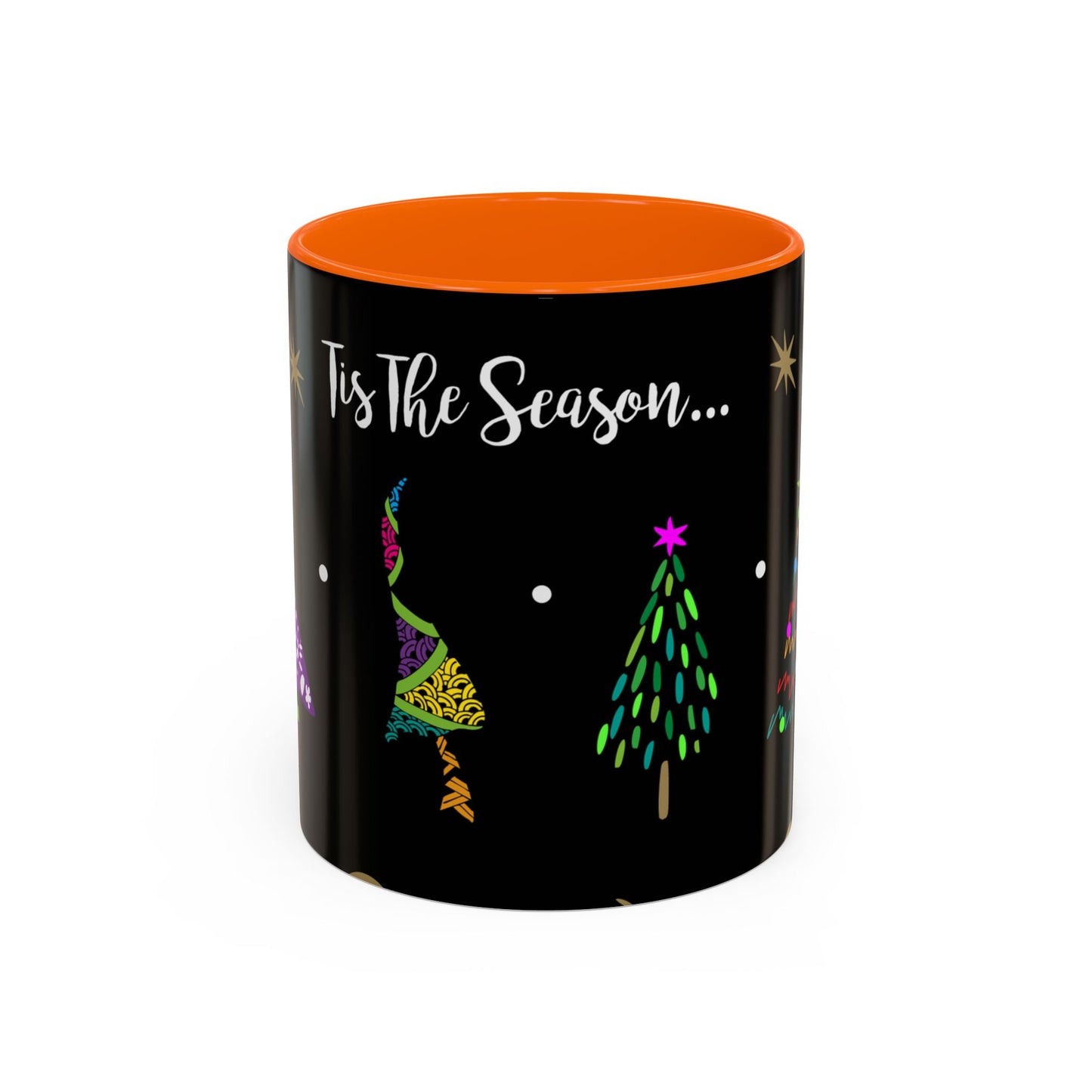 Many Colorful  Trees Accent Coffee Mug (11, 15oz)