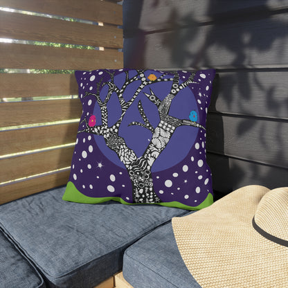 Winter Tree Outdoor Pillow