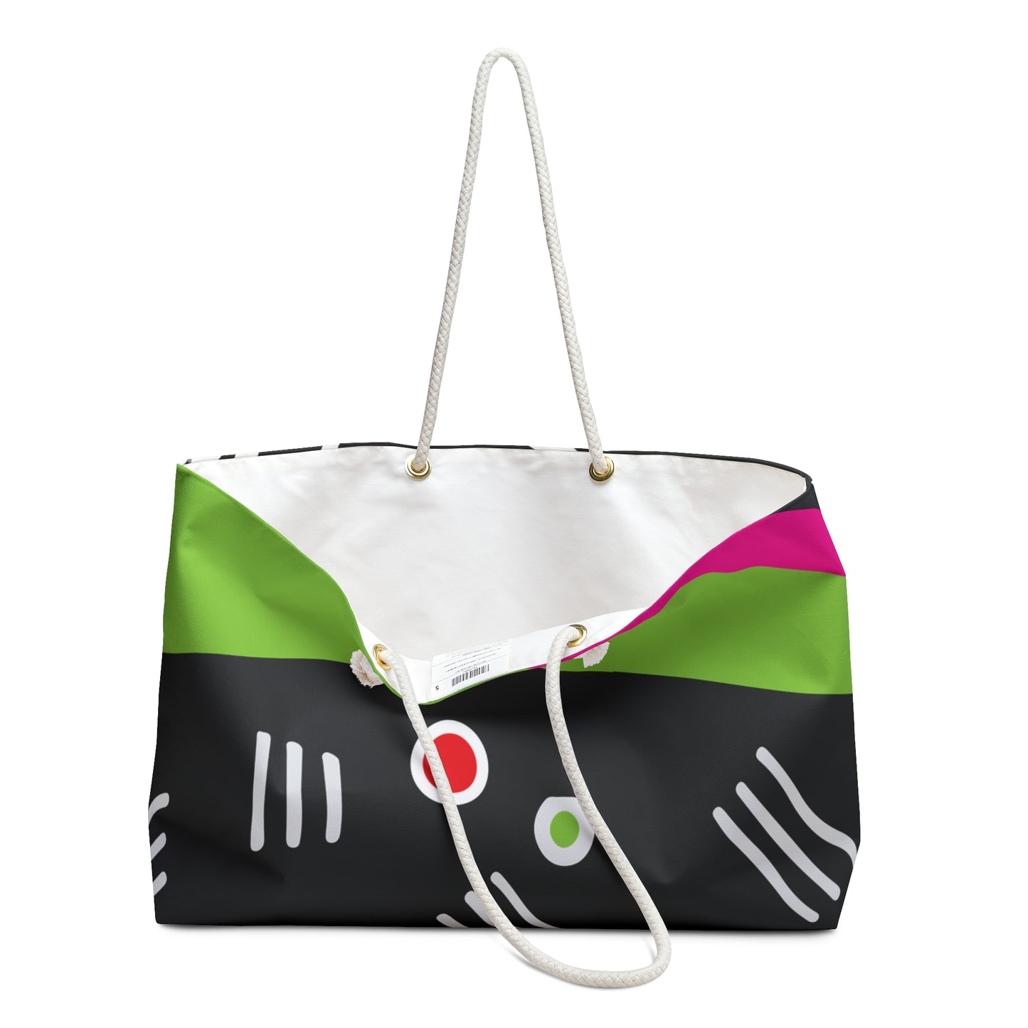 Electric Geometry Weekender Bag