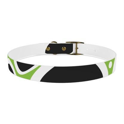 Lime Vivid Petal Edge Dog Collar