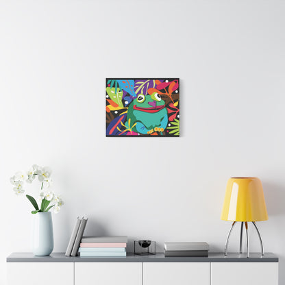 Frogalicous Matte Canvas, Stretched, 1.25"