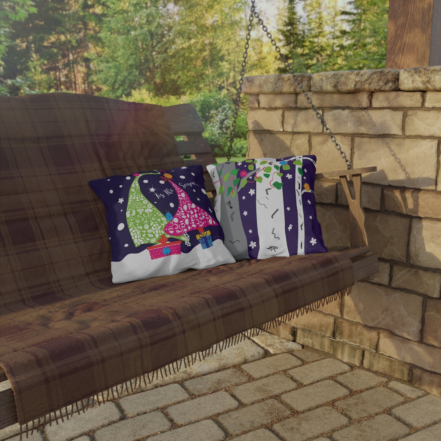 Holiday Trees Pillow