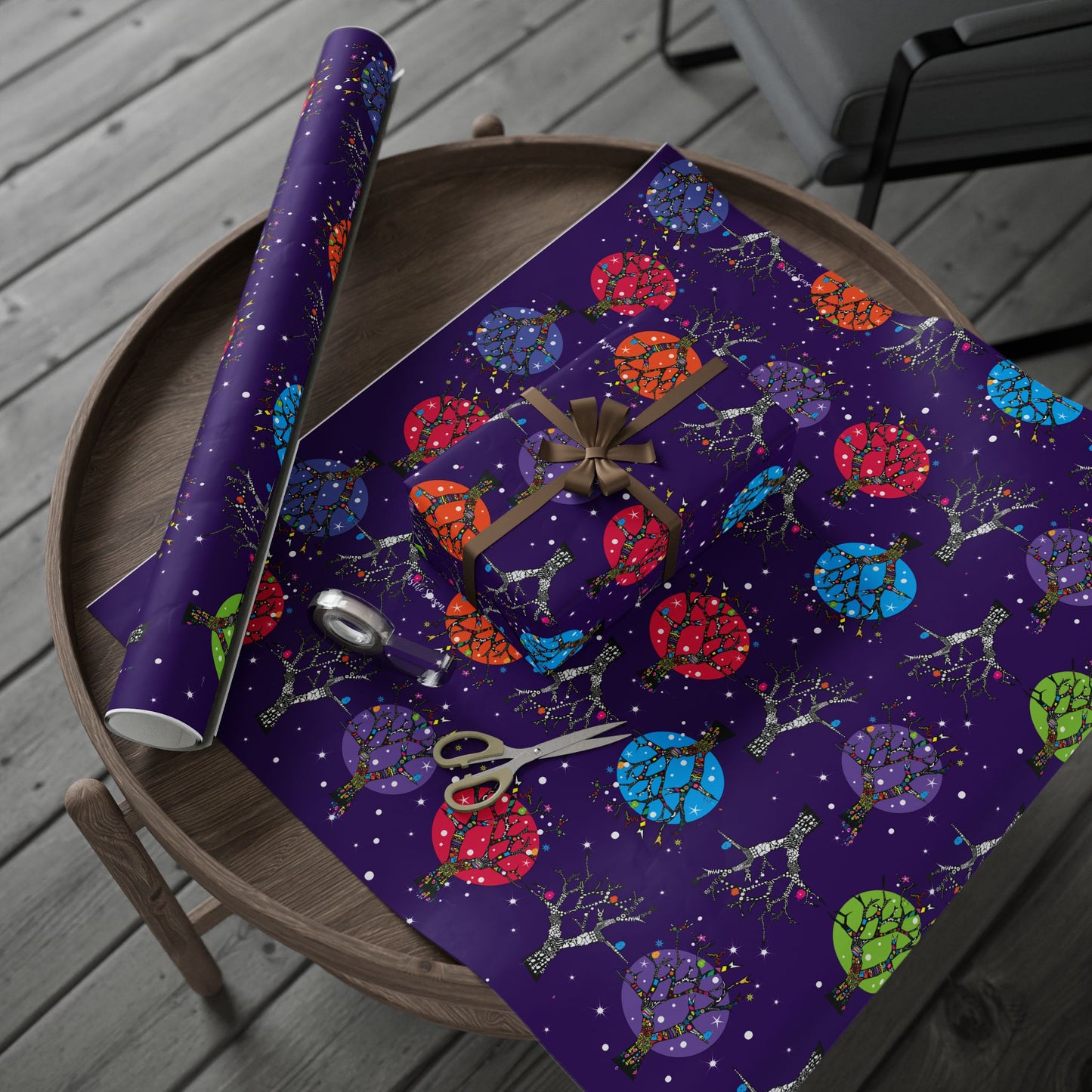 Holiday Trees Wrapping Papers