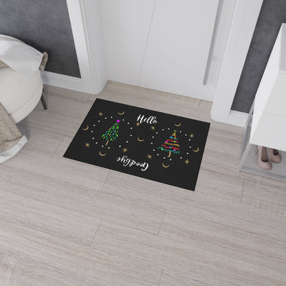 3 Trees Holiday Heavy Duty Floor Mat