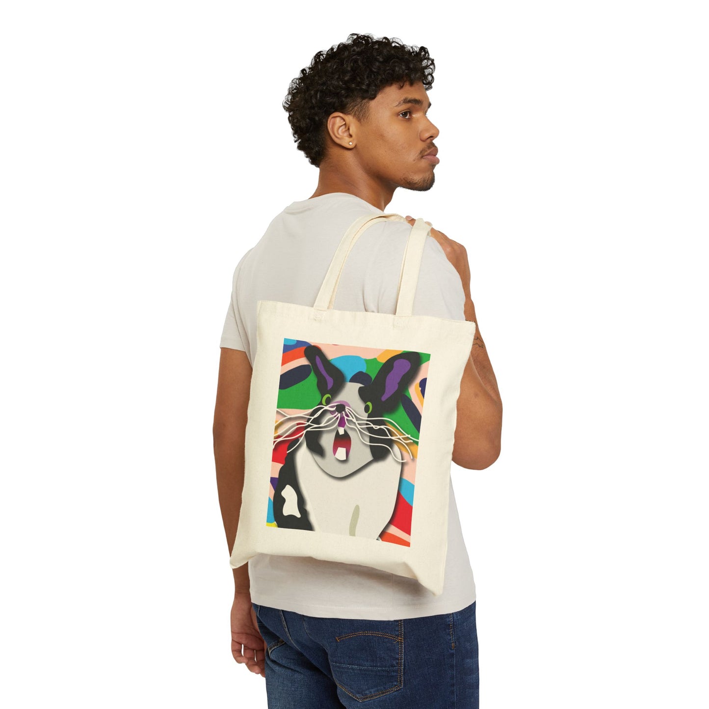 Frogilicious Cotton Canvas Tote Bag