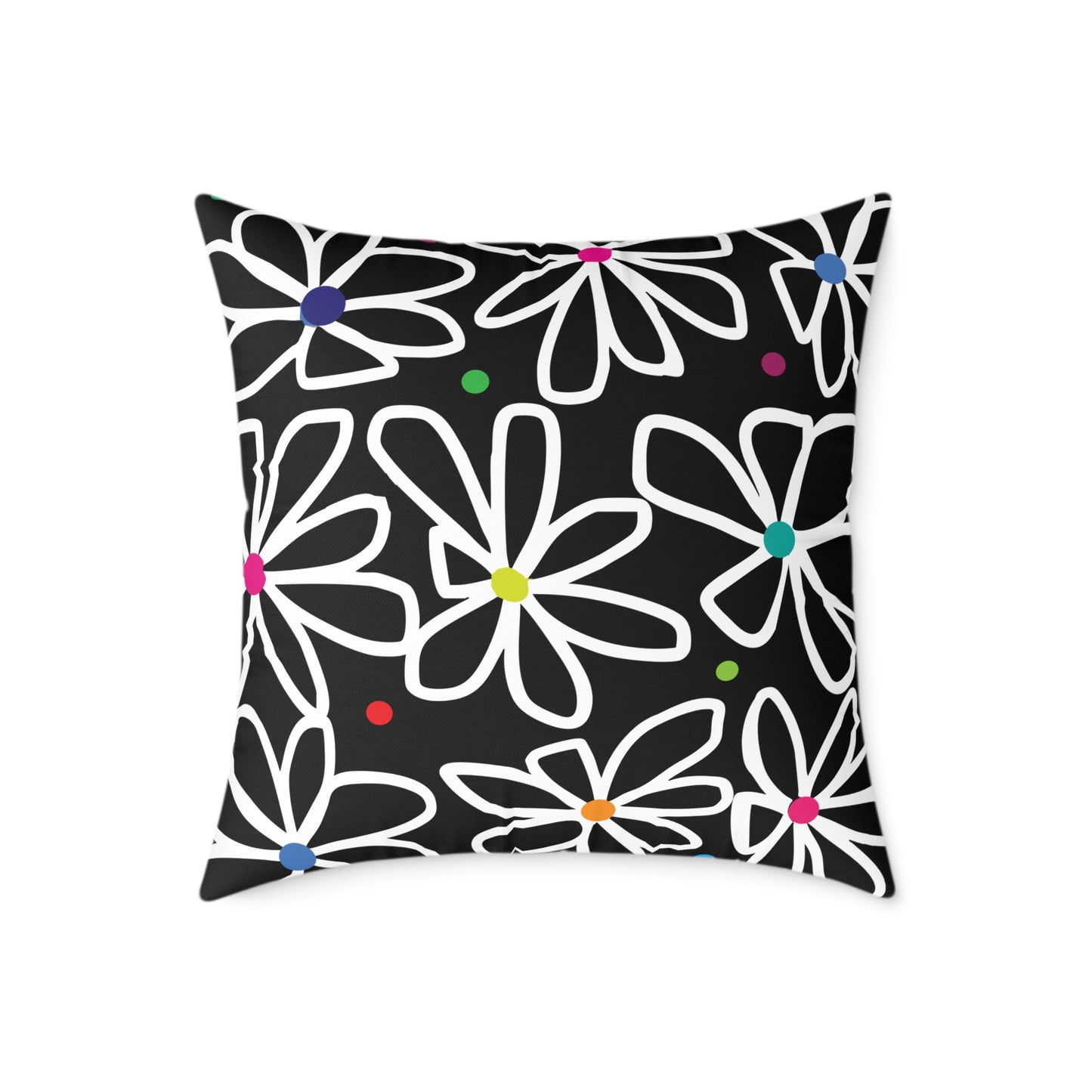 Square Poly Canvas Pillow