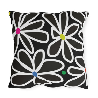 Summer Flower Love Outdoor Pillows