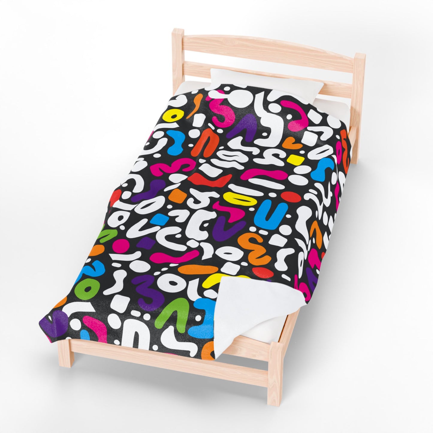 Color Do Dads Velveteen Plush Blanket