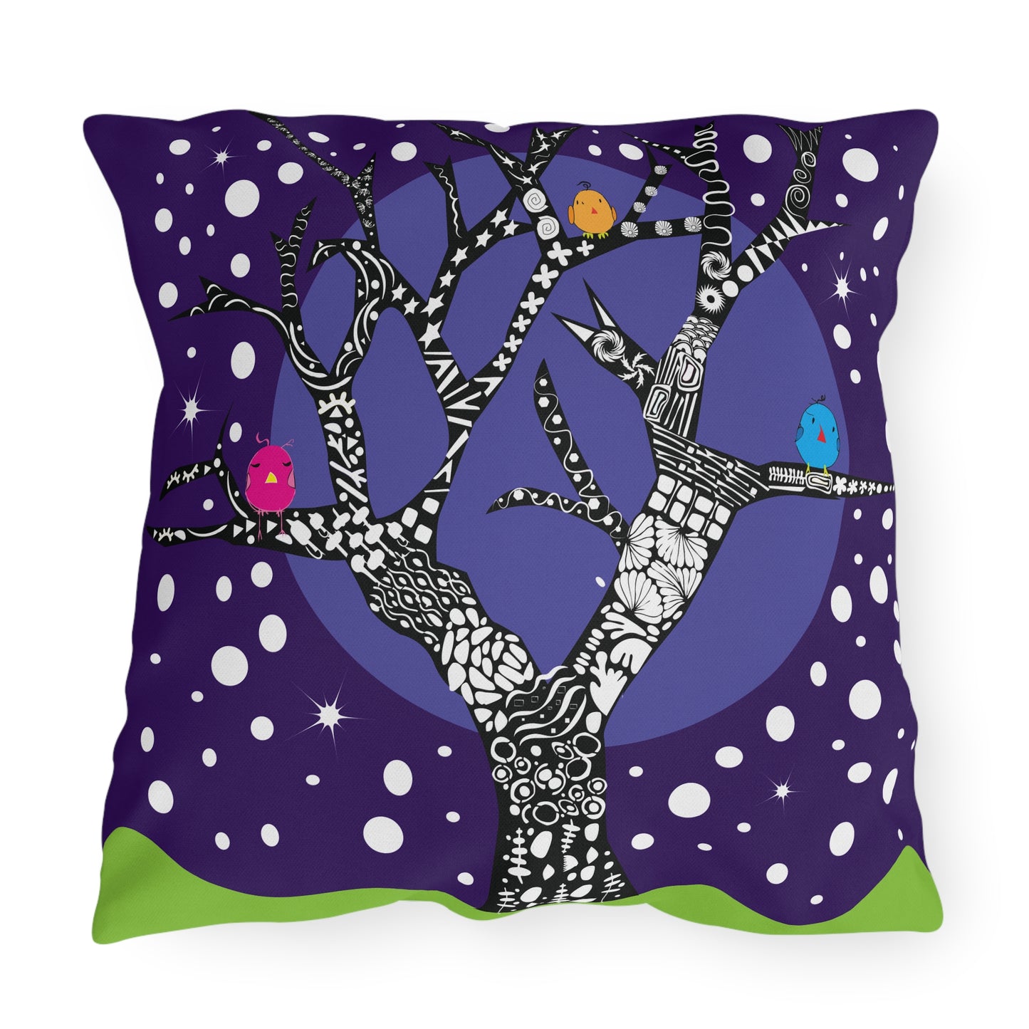 Winter Tree Outdoor Pillow