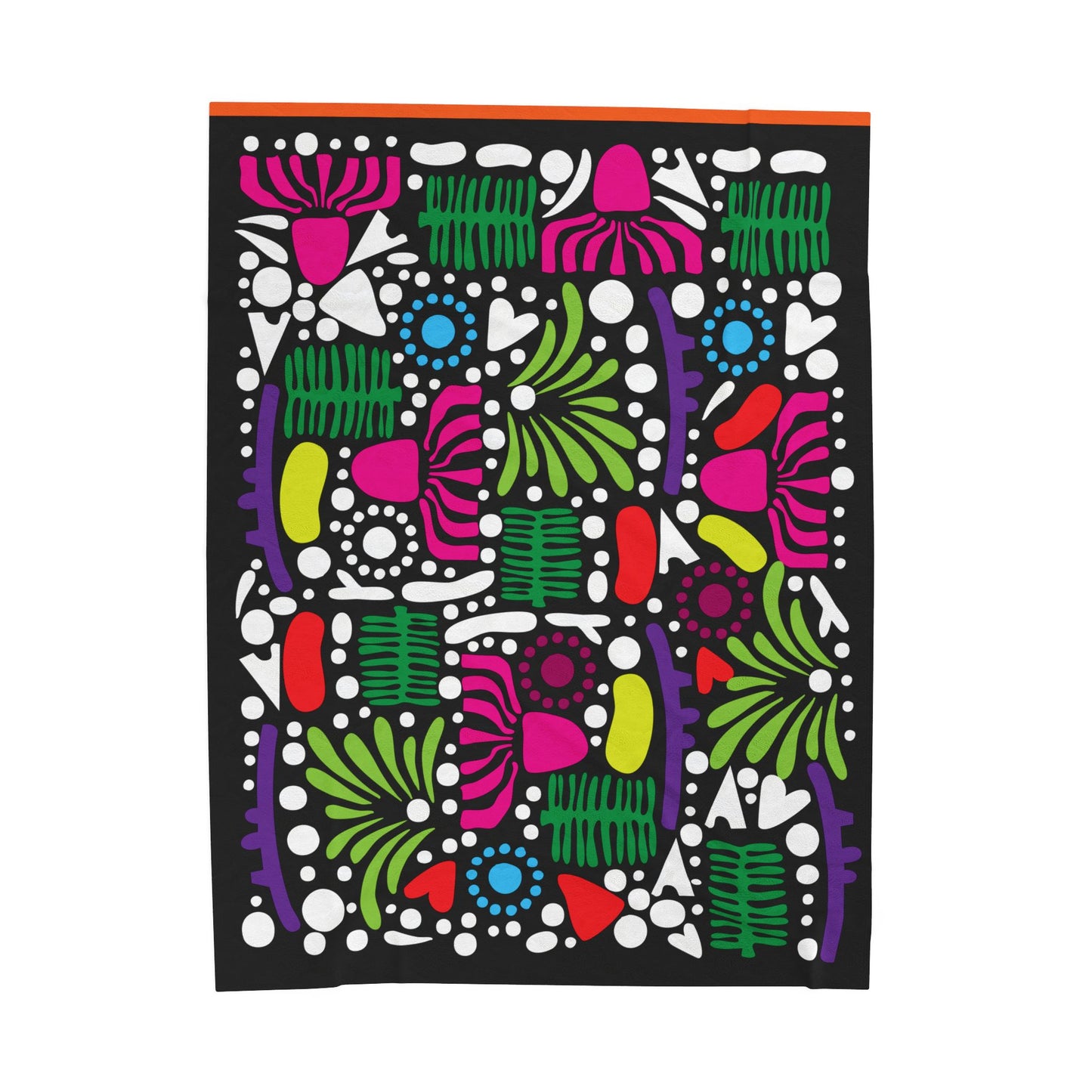 Flora Vibe Velveteen Plush Blanket