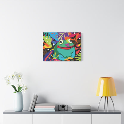 Frogalicous Matte Canvas, Stretched, 1.25"