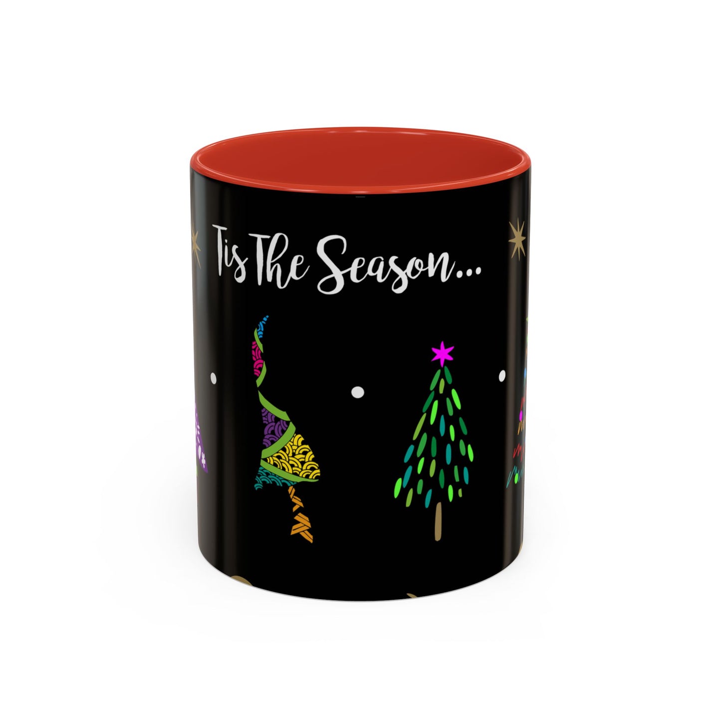 Many Colorful  Trees Accent Coffee Mug (11, 15oz)
