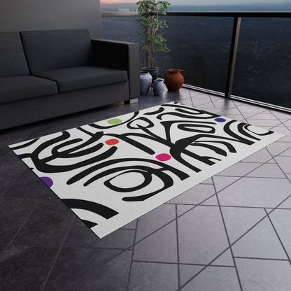 Bold Strokes Outdoor Rug