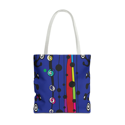 Blue Groove Tote Bag