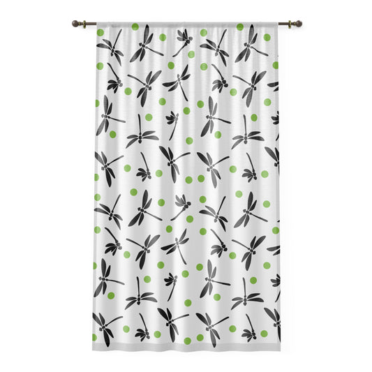 Dragon Fly Window Curtain