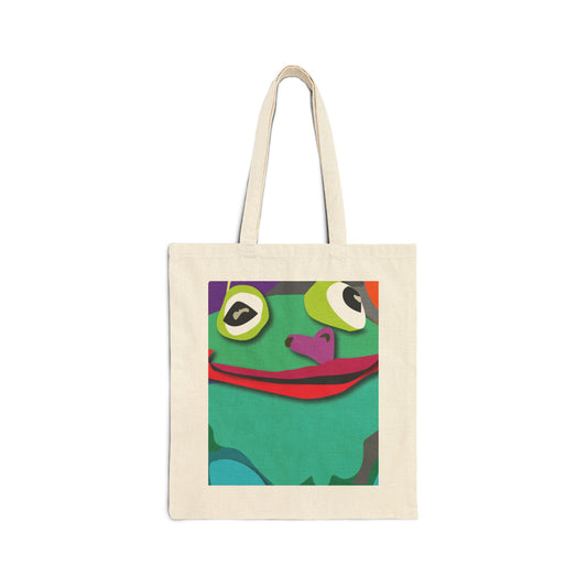Frogilicious Cotton Canvas Tote Bag