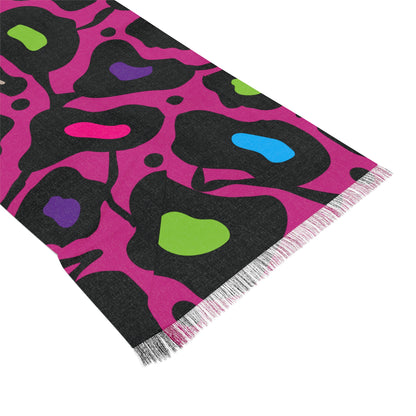 Pink Vivid Petals Light Scarf