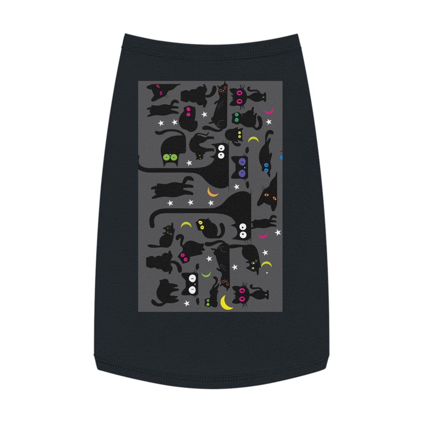 Grey Wicked Whiskers Pet Tank Top