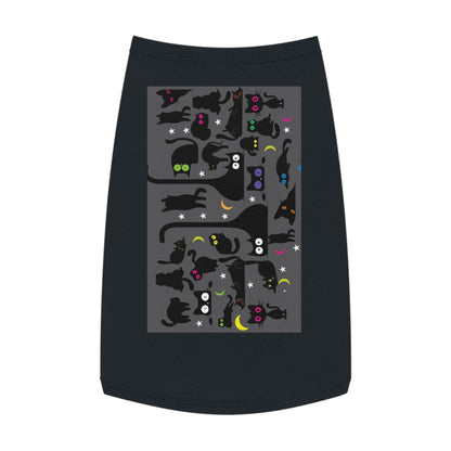Grey Wicked Whiskers Pet Tank Top