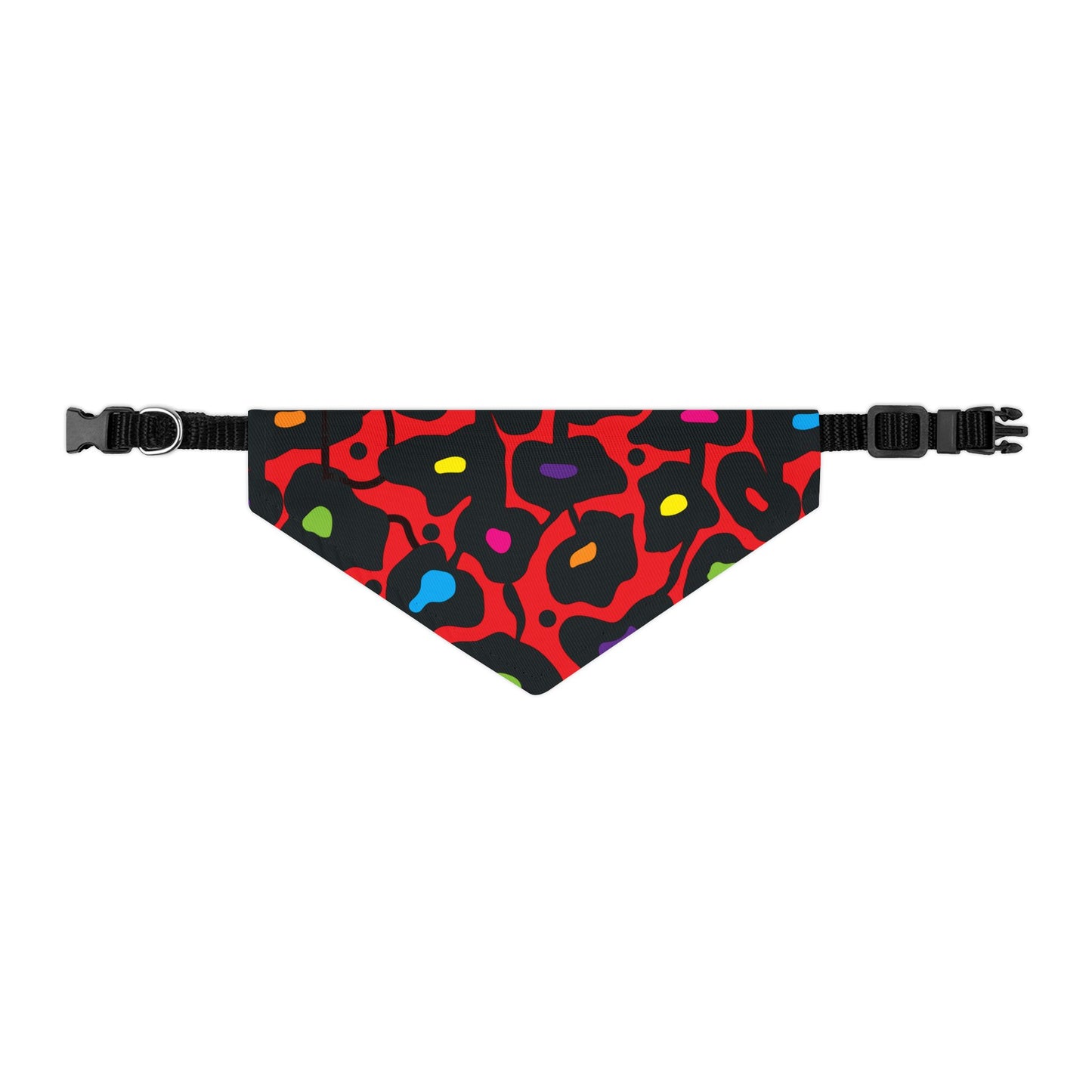 Orange Bold Botanica Pet Bandana Collar
