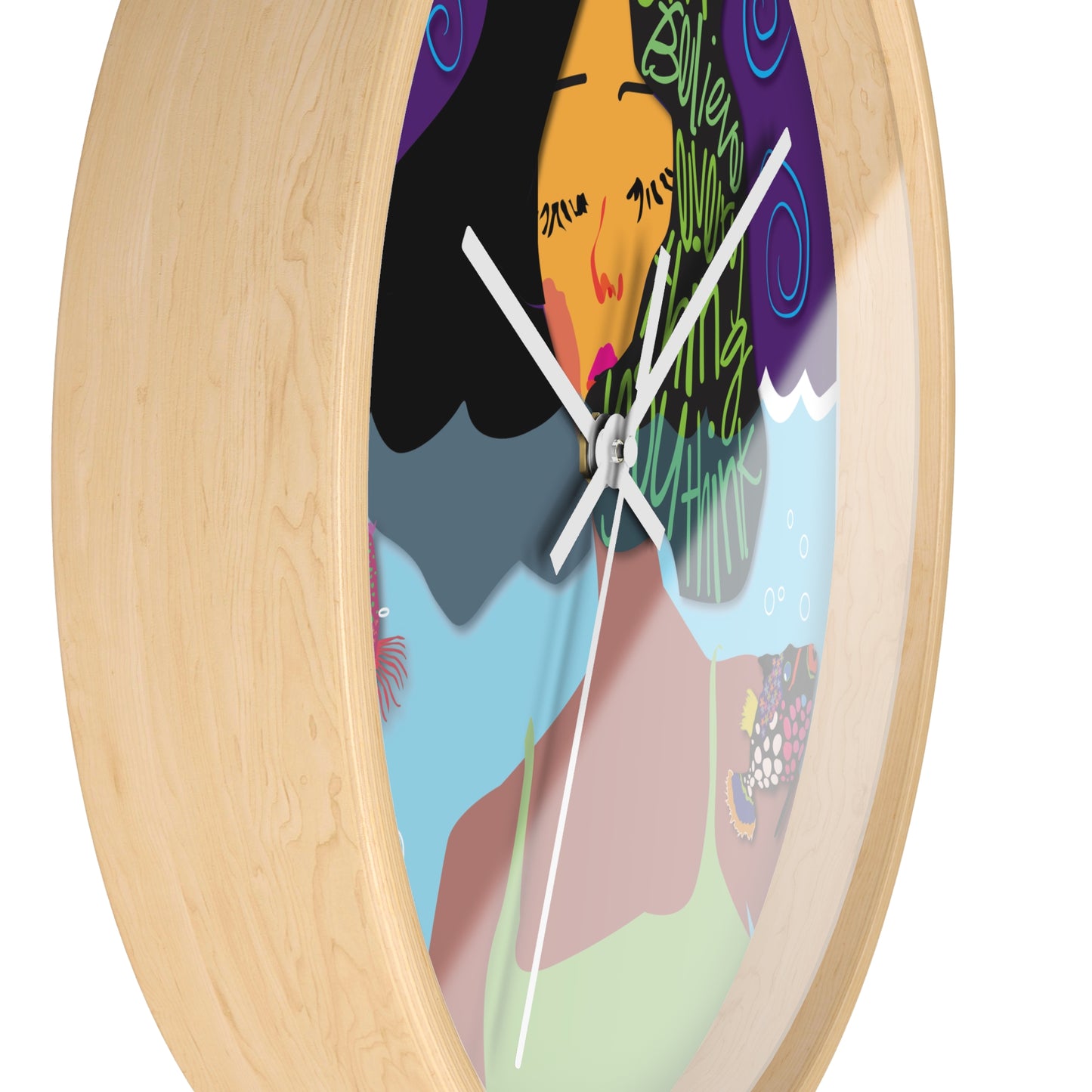 Grow Where You're Planted Wall Clock
