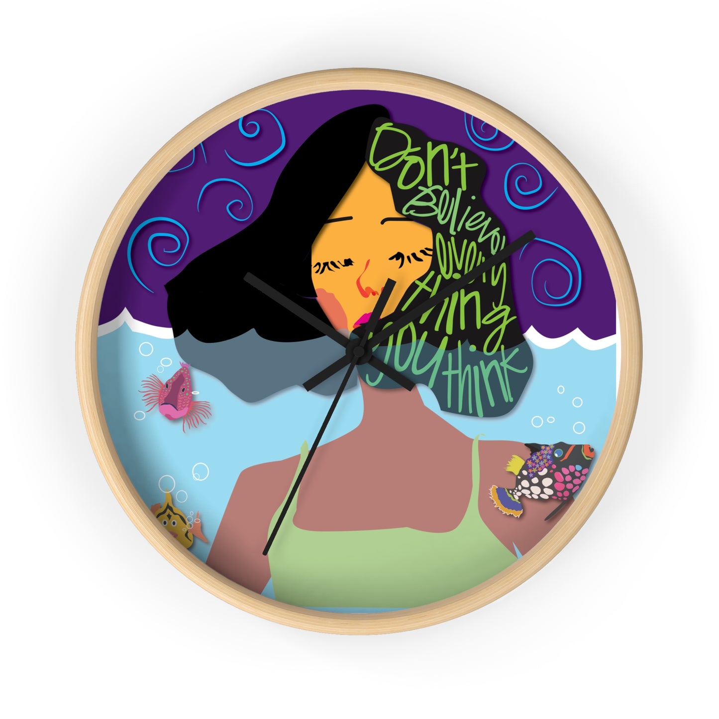 Grow Where You're Planted Wall Clock