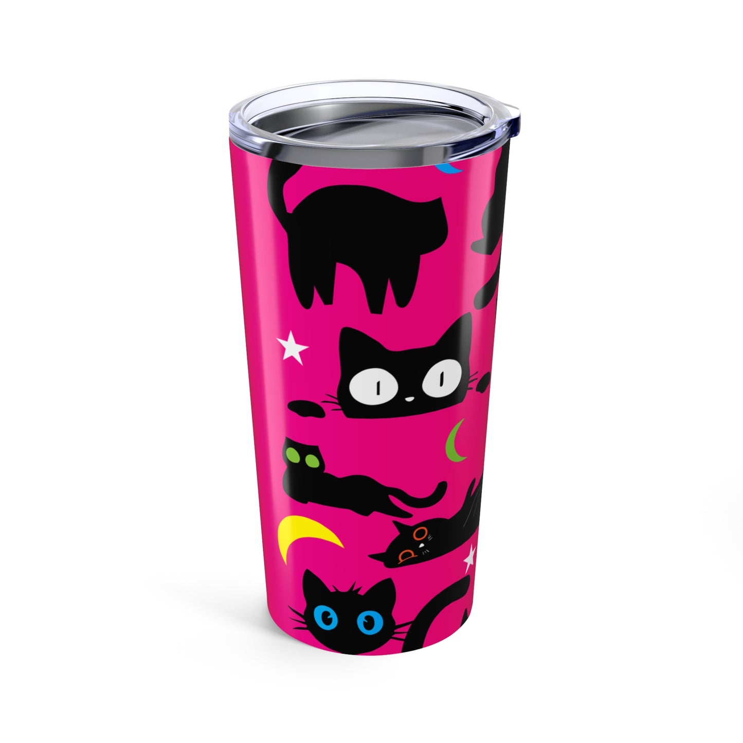 Pink Wicked Whiskers Tumbler 20oz