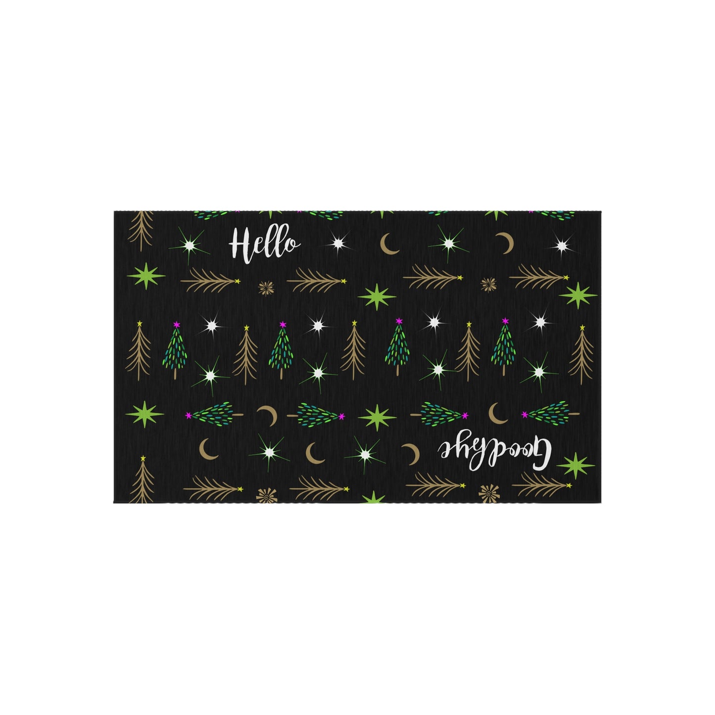 Many Trees  Holiday Tree Outdoor Rug
