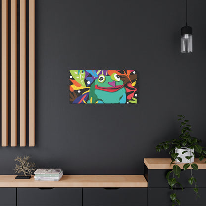 Frogalicous Matte Canvas, Stretched, 1.25"