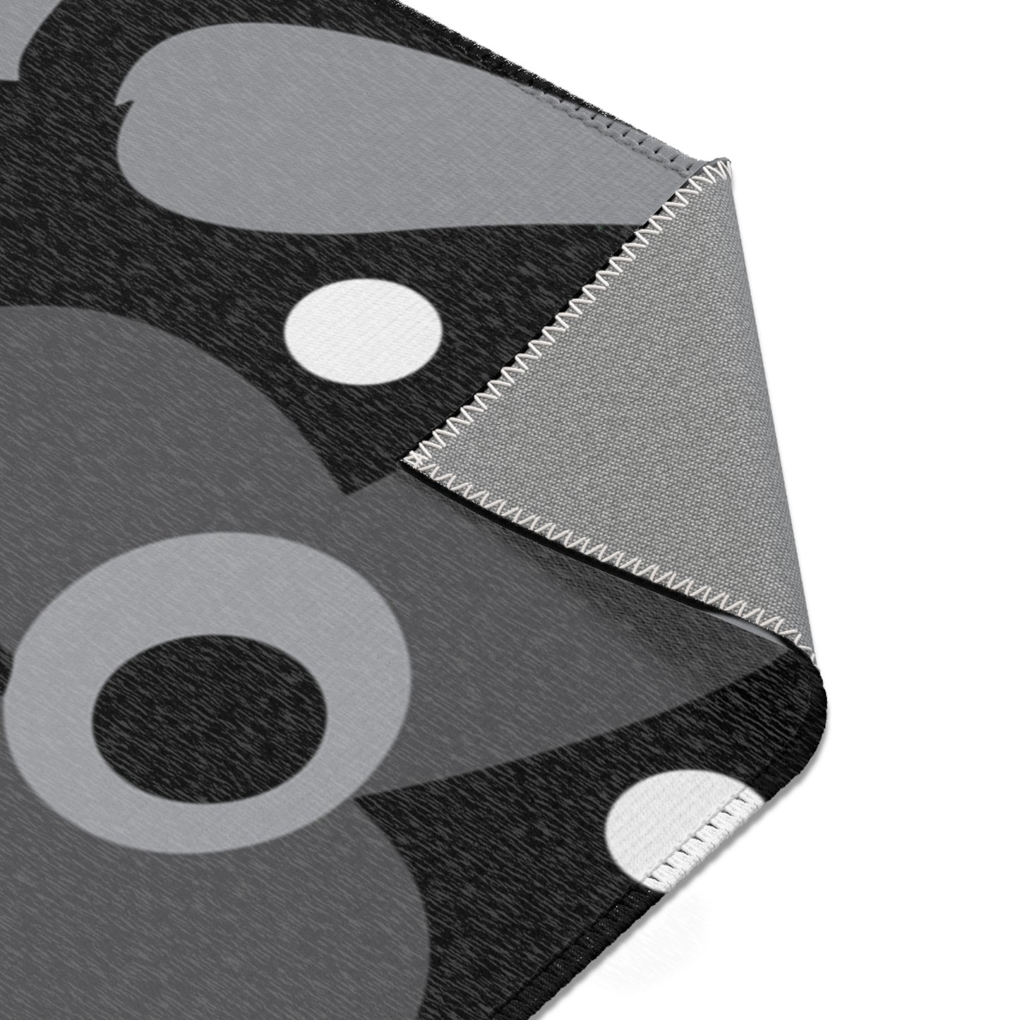 Midnight Mod Flower Area Rugs