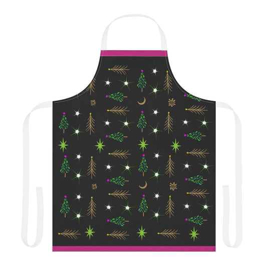 Gold Trees Apron, 5-Color Straps (AOP)