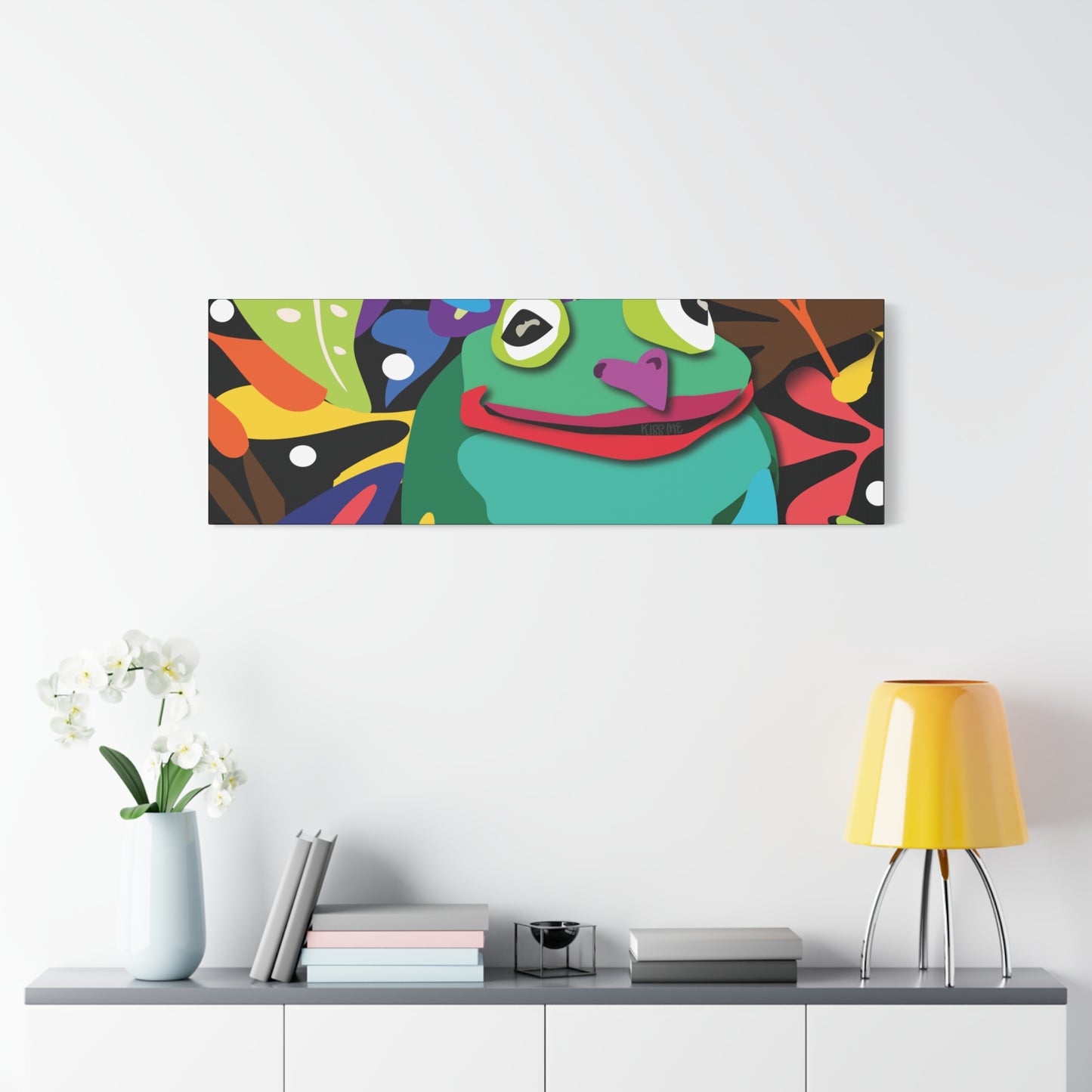 Frogalicous Matte Canvas, Stretched, 1.25"