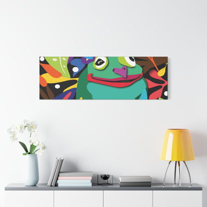 Frogalicous Matte Canvas, Stretched, 1.25"