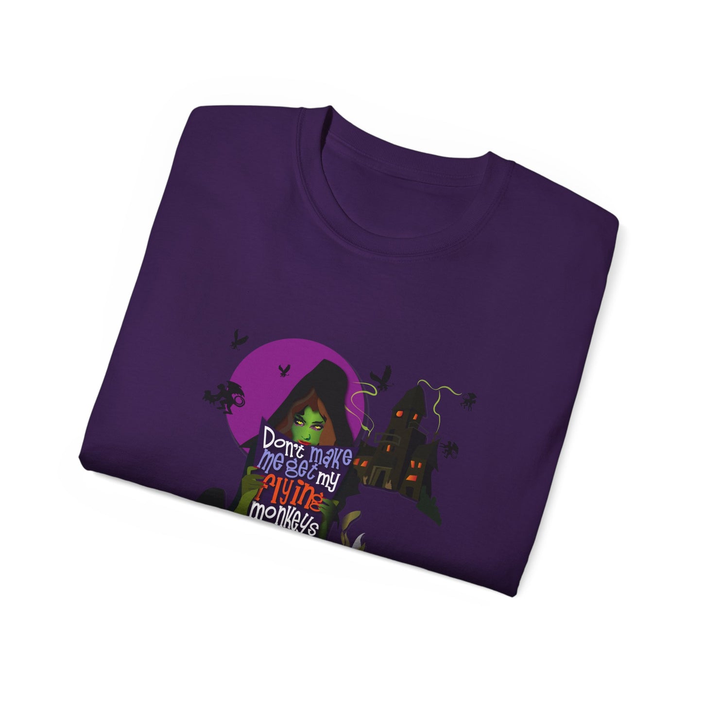 Don't Make Me Get My Monkeys Cotton Tee