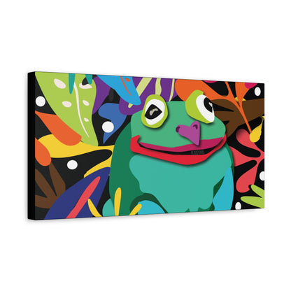 Frogalicous Matte Canvas, Stretched, 1.25"