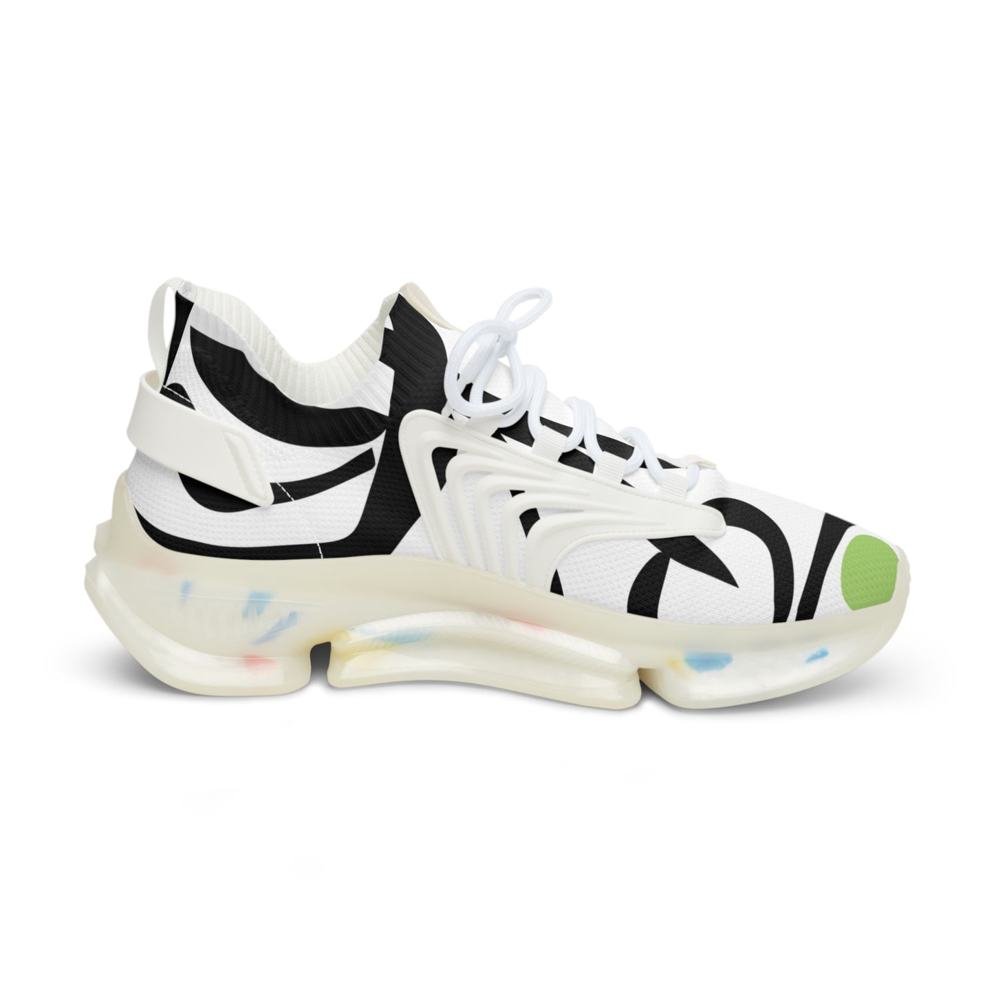 Electric Geometry Men's Mesh Sneakers