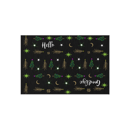 Many Trees  Holiday Tree Outdoor Rug