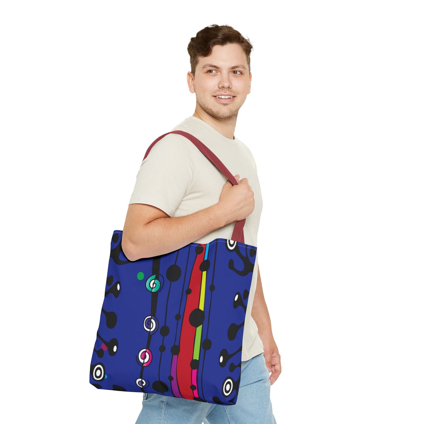 Blue Groove Tote Bag