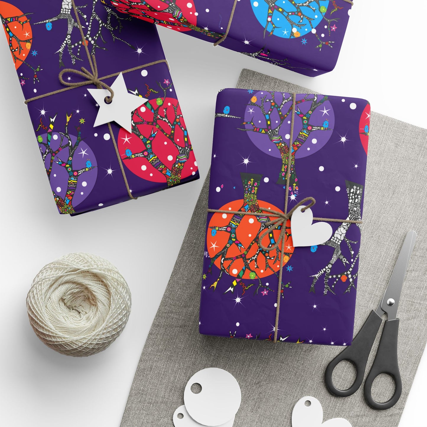 Holiday Trees Wrapping Papers