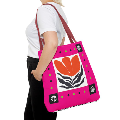 Orange Petal Pop Tote Bag