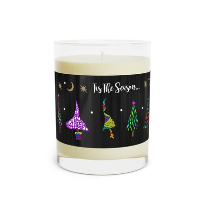 Colorful Trees Scented Candle - Full Glass, 11oz