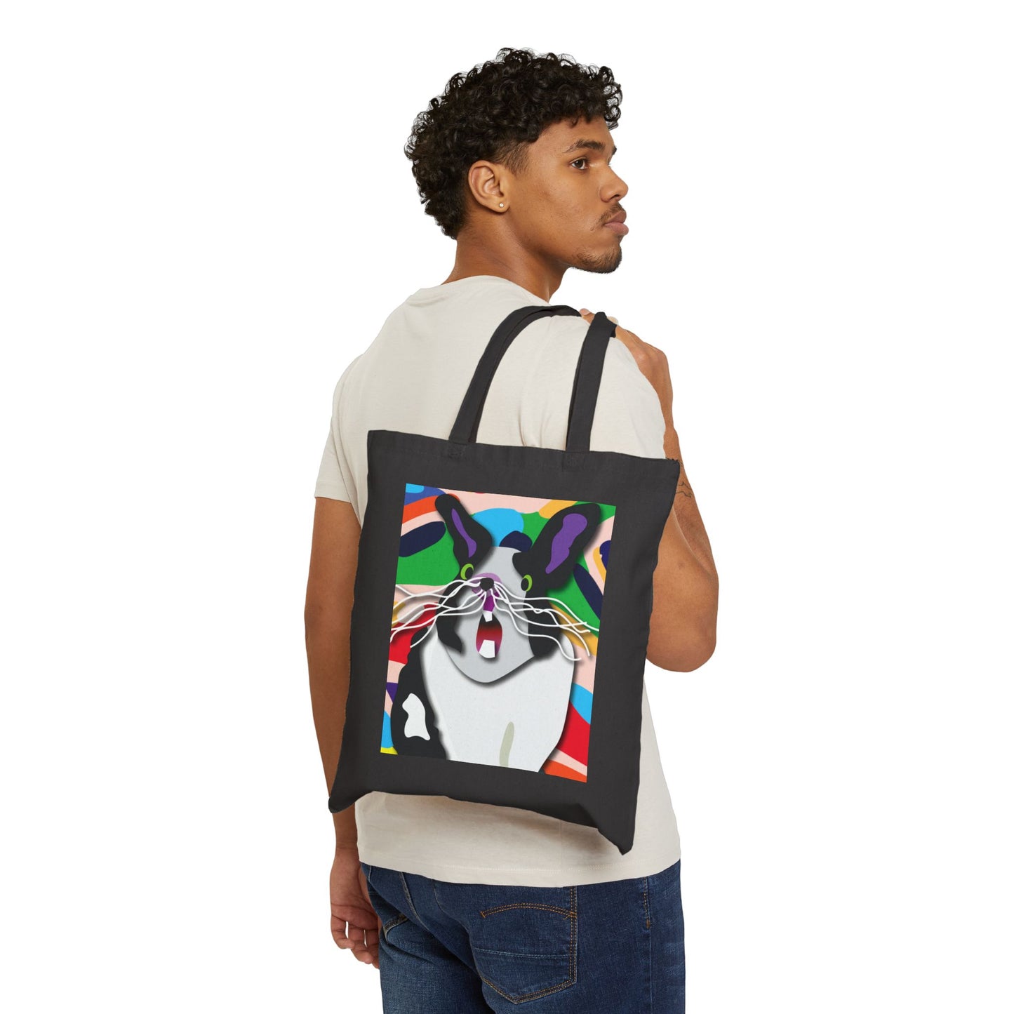 Frogilicious Cotton Canvas Tote Bag