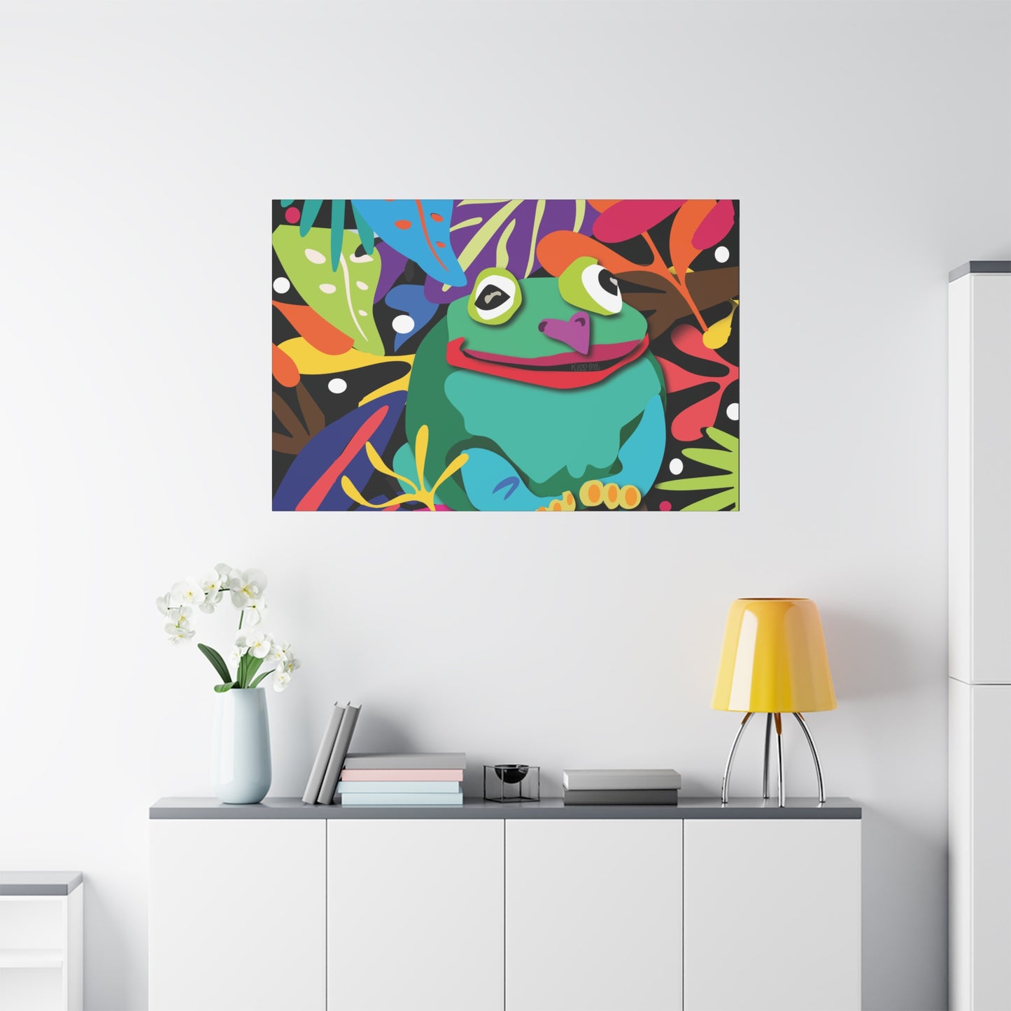 Frogalicous Matte Canvas, Stretched, 1.25"