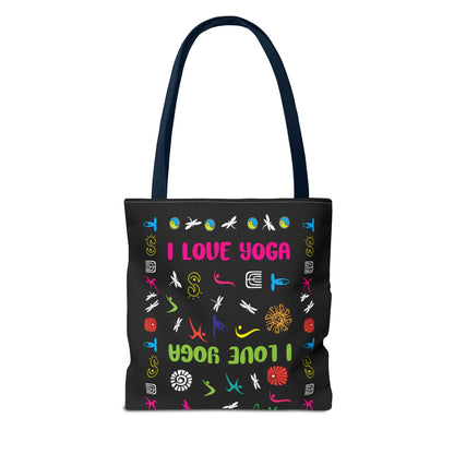 I Love Yoga Tote Bag