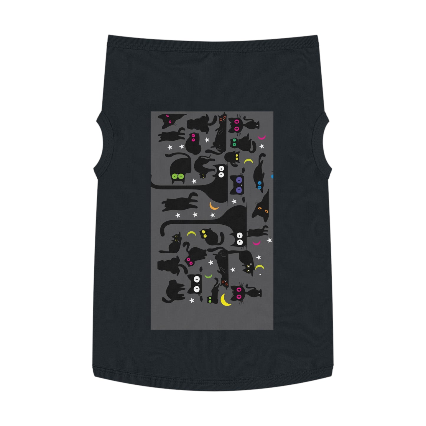 Grey Wicked Whiskers Pet Tank Top