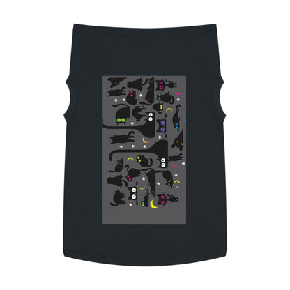 Grey Wicked Whiskers Pet Tank Top