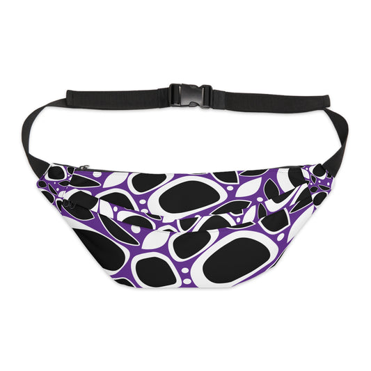 Purple Vivid Petal Large Fanny Pack