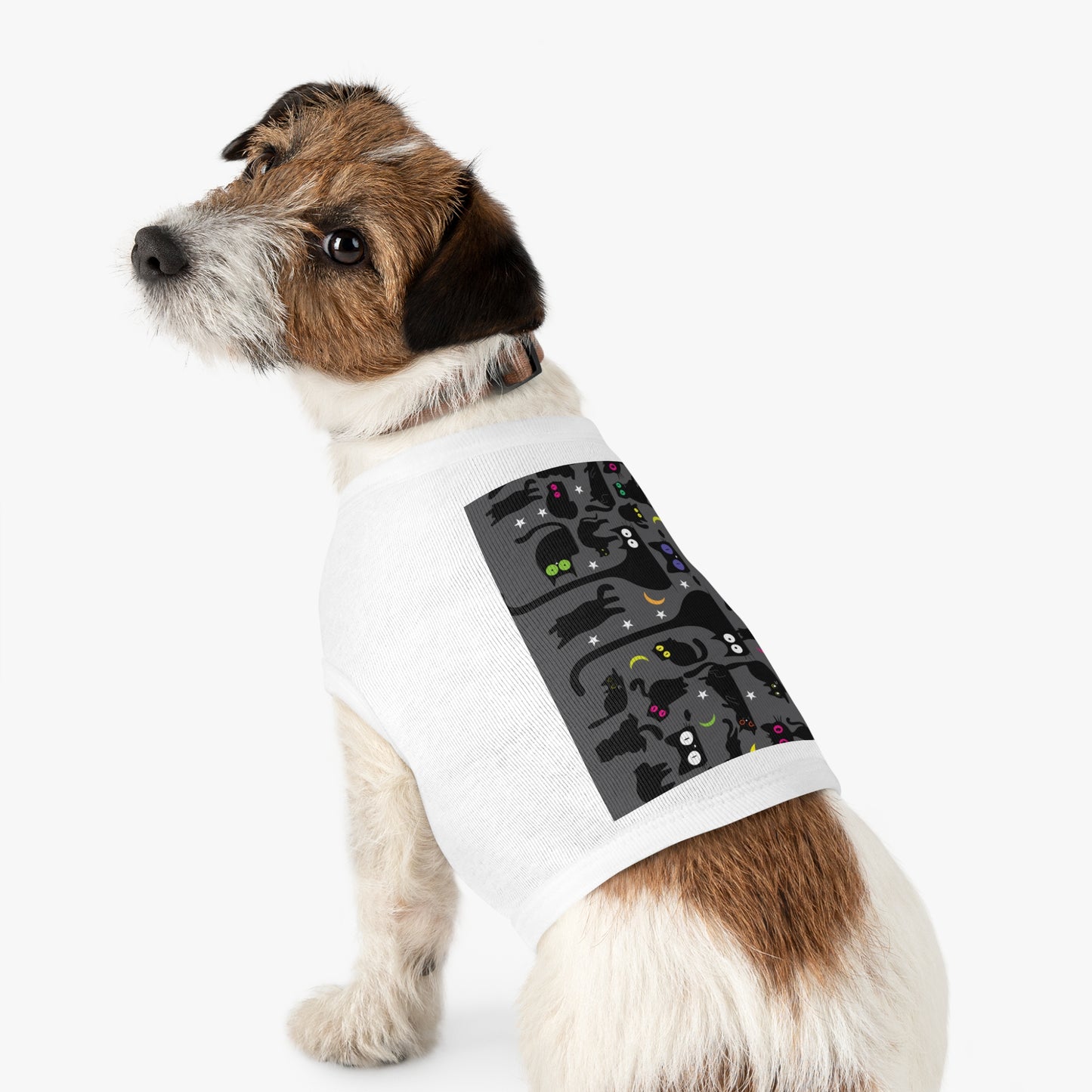 Grey Wicked Whiskers Pet Tank Top